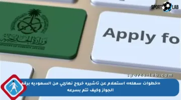 «خطوات سهلة» استعلام عن تأشيرة خروج نهائي من السعودية برقم الجواز وكيف تتم بسرعة